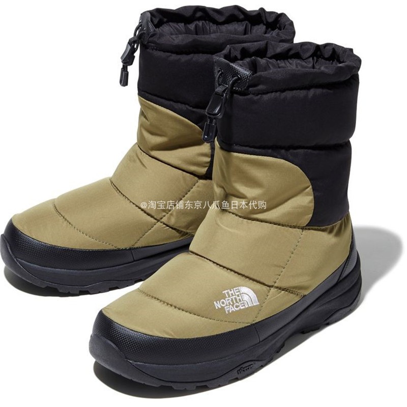 日本代购 TNF 北面20AW Nuptse Down Bootie II 男女 羽绒 雪地靴