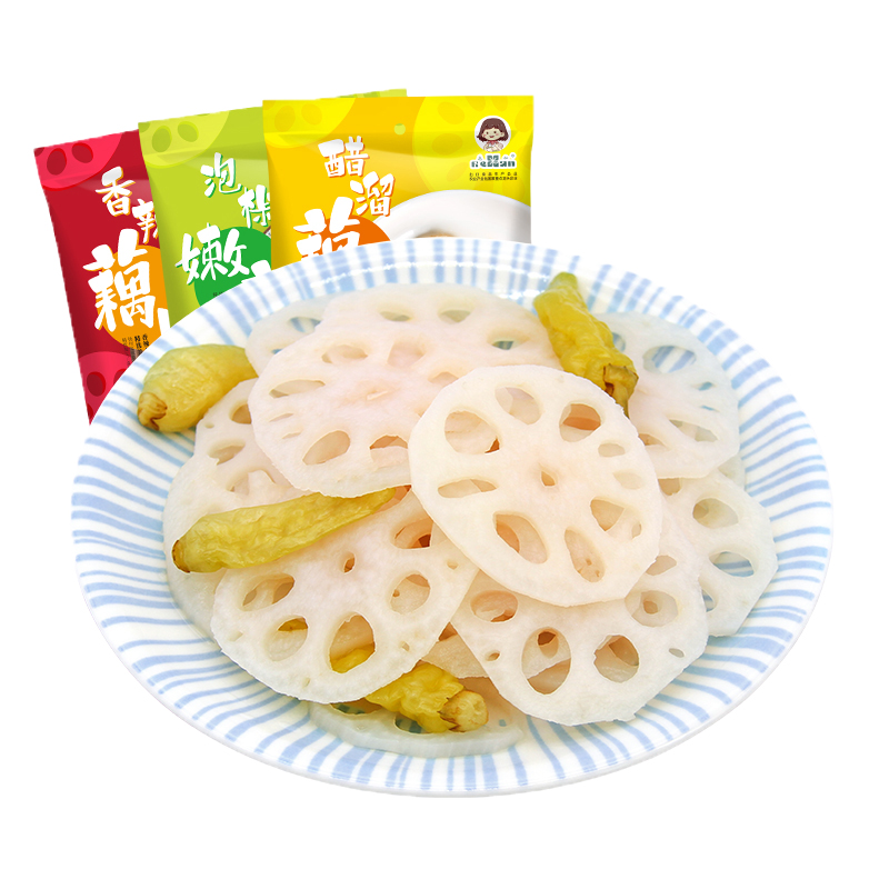荷仙香辣味醋溜泡椒藕片200g
