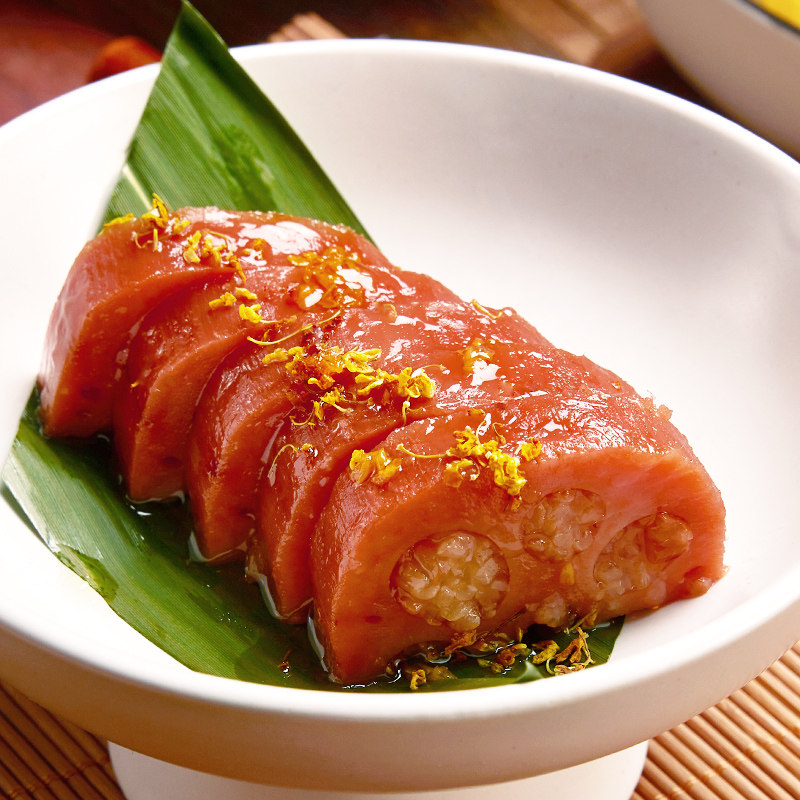 荷仙糯米藕蜜汁桂花香糯莲藕真空熟食即食甜糖藕扬州小吃包邮