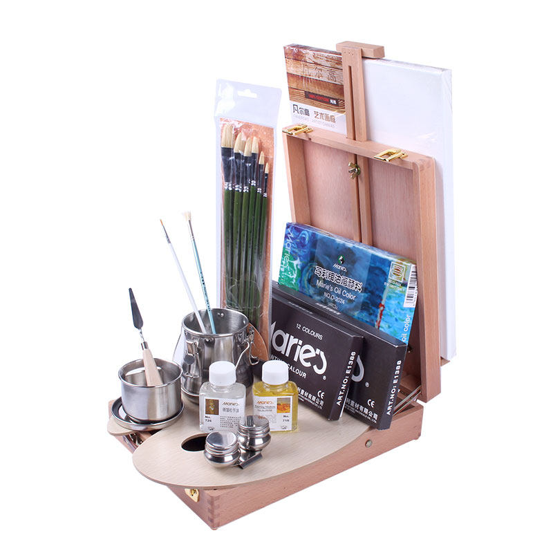 包邮初学者马利高级油画绘画颜料工具全套套装油画颜料