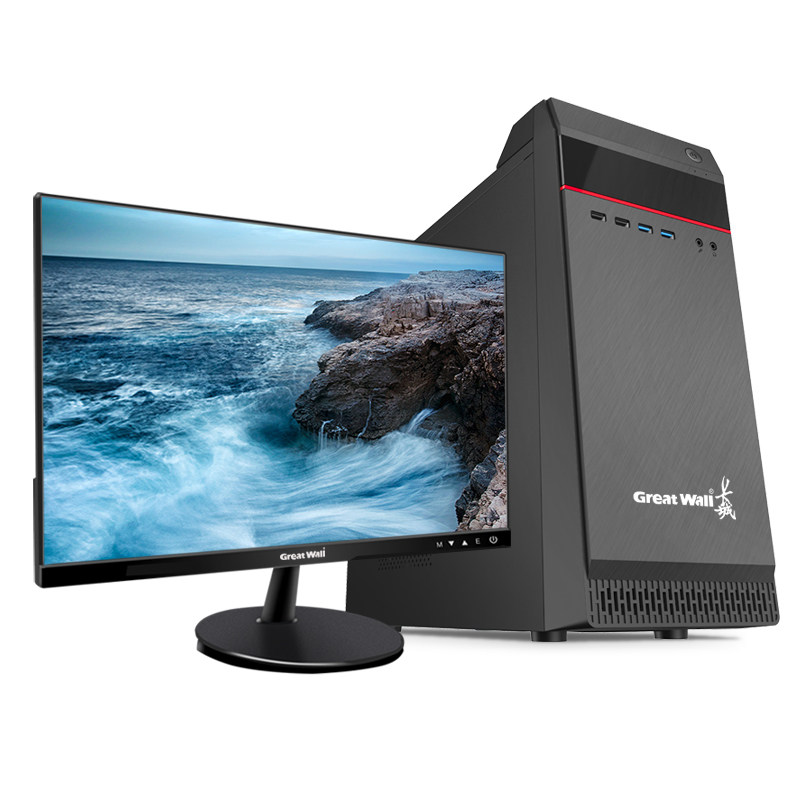 greatwall学习网课台式电脑高配游戏吃鸡lol台式整机