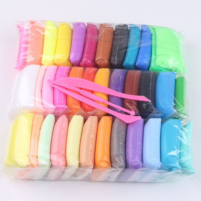 儿童3d水晶橡皮彩泥工具套装安全无毒手工diy太空泥制作超轻粘土