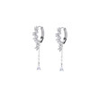 S925 sterling silver flash diamond water drop ear buckle female 2022 new tide personality design feel ins -indifferent flow soverell earrings S925 sterling silver flash diamond water drop ear buckle female 2022 new tide personality design feel ins -indifferent flow soverell earrings