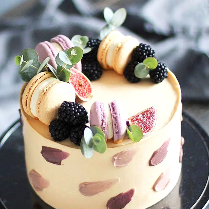 马卡龙甜点正宗法式84片夹心半成品饼干蛋糕装饰节日装扮用品