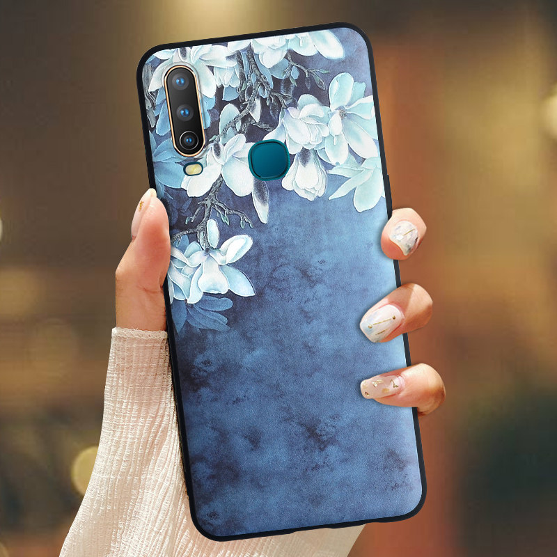 vivoy3手机壳v1901a浮雕vivoy7s保护壳v1913a个性防摔外壳vivo手机套
