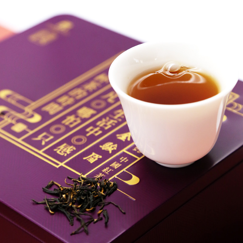 盒装大商茶园红裟金骏眉铁盒120g4g30袋特级金骏眉