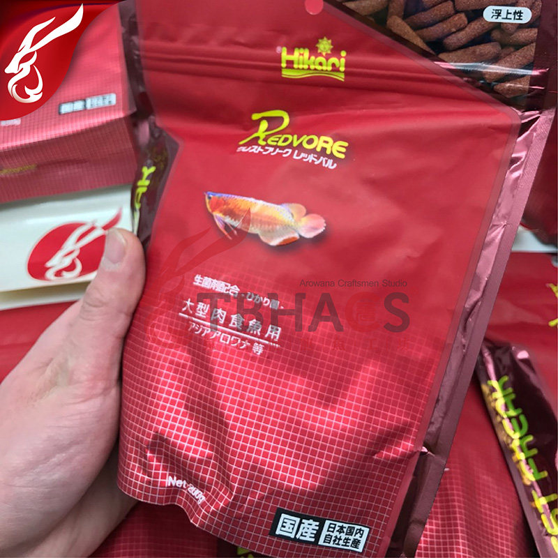 龙鱼日本本土版高够力hikari饲料大型鱼龙工坊观赏鱼饲料
