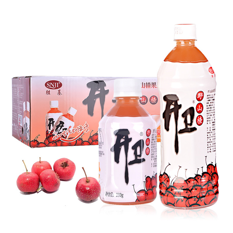 山楂胜基开卫野山饮料280g15瓶装整箱大小官方果味