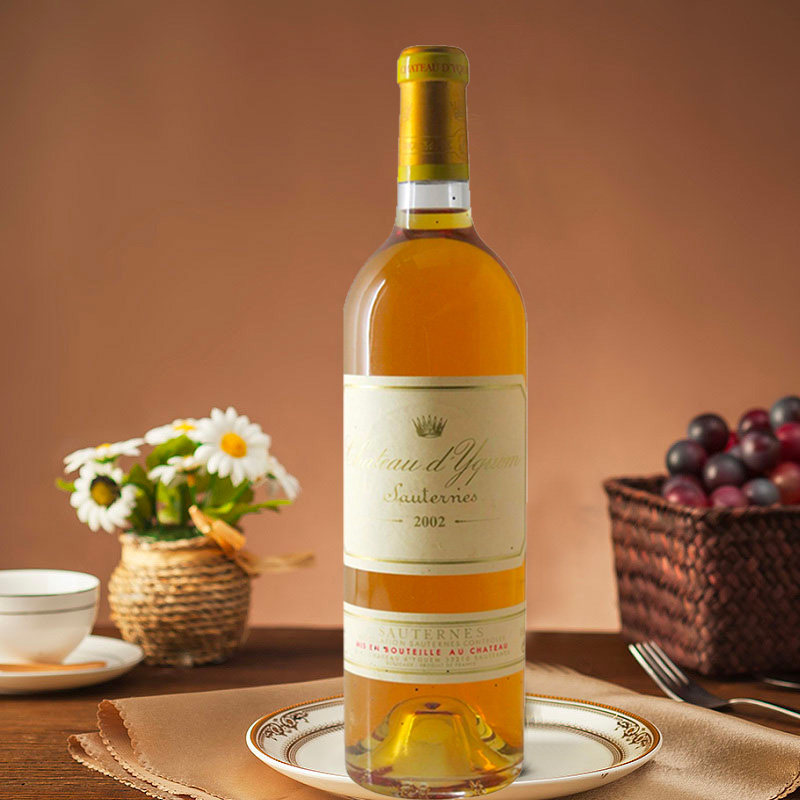 中粮进口法国苏玳名庄滴金酒庄2000腐甜白葡萄酒甜型葡萄酒含贵腐