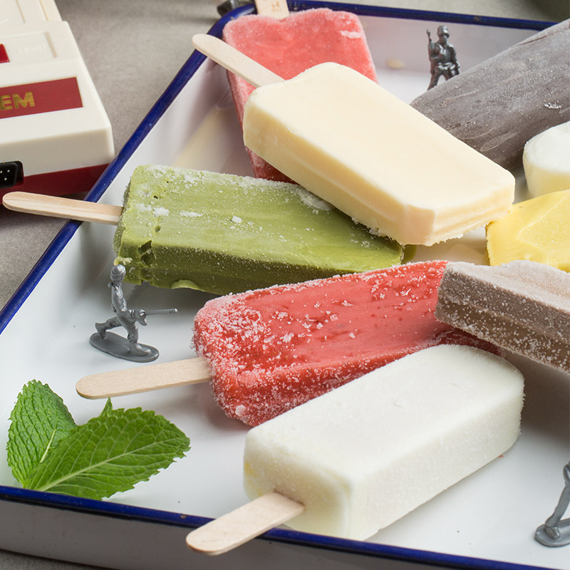 白菜价东北大板红宝石经典鲜奶冰淇淋冰激凌雪糕6种口味整箱到手30支 