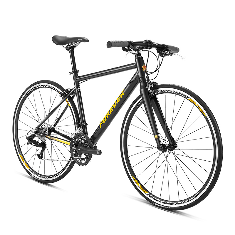 公路上海永久牌平把700c自行车变速破风单车铝合金公路自行车