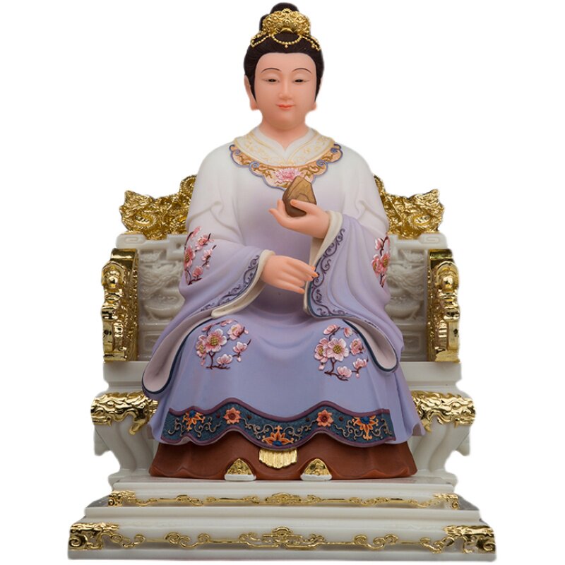 女娲娘娘神像上古正神创世女神大地之母汉白玉摆件