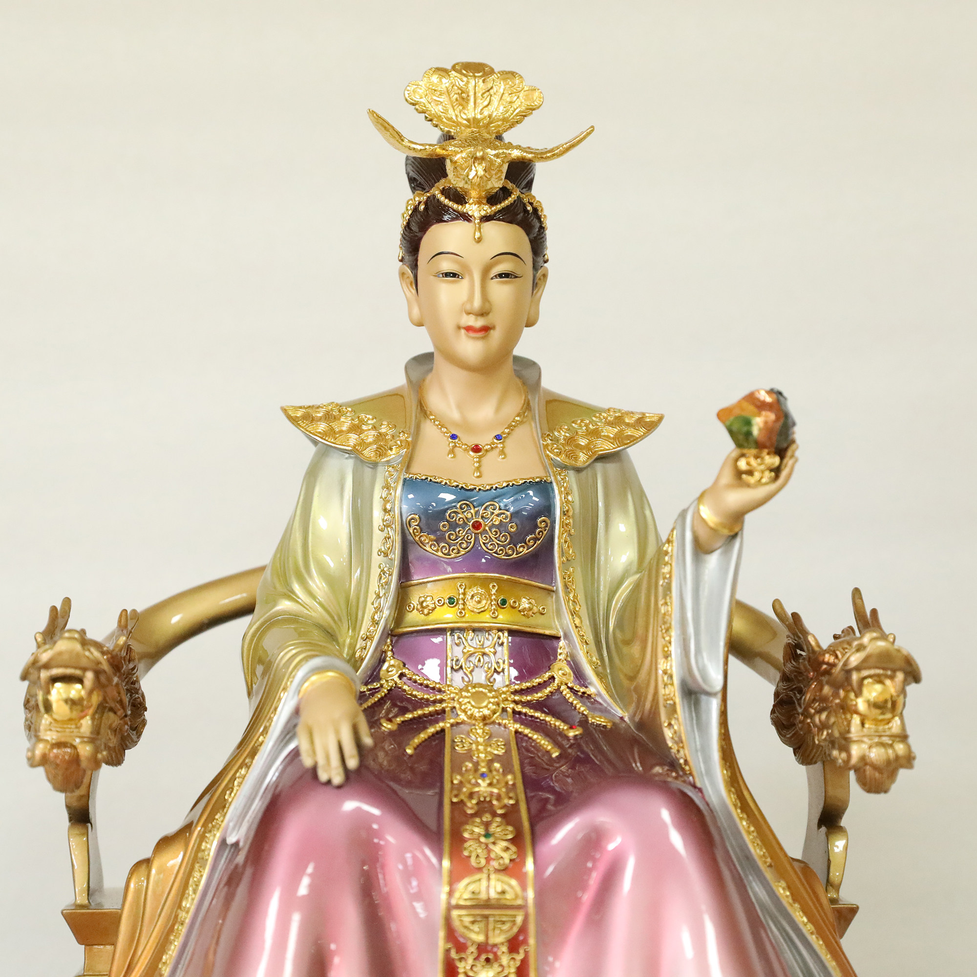 大地之母三皇女娲娘娘神像家用始母创世神台摆件