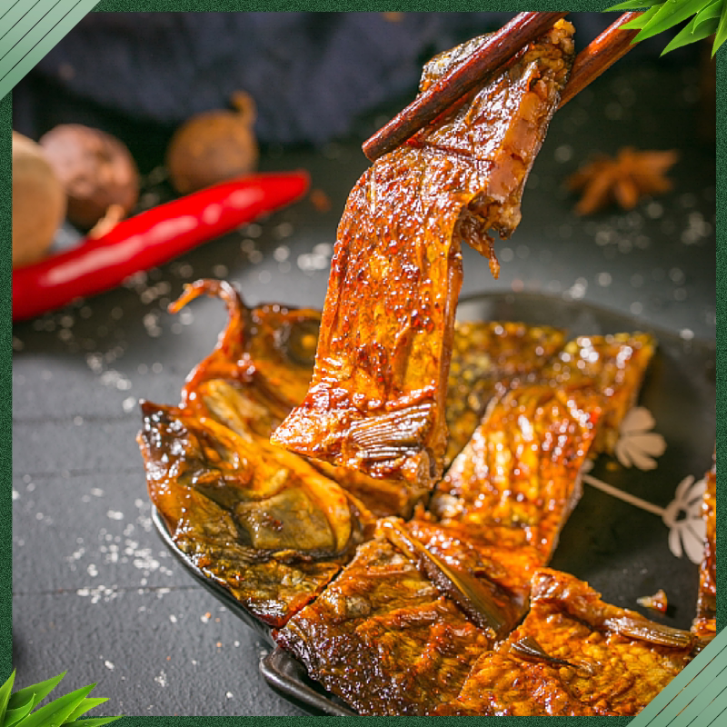 壹乡源酱板鱼湖南省常德特产手撕鲫鱼即食鱼零食