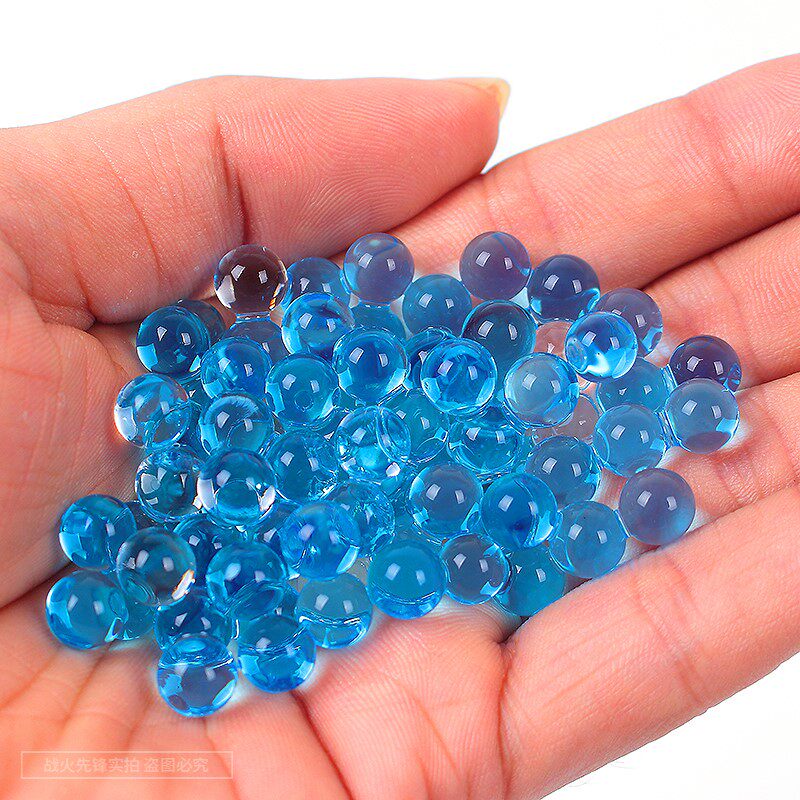9~11mm不卡弹不碎弹水弹枪专用 水子弾晶弹珠吸包邮水弹水晶弹7~8
