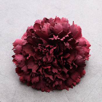 Simulated carnation ຫົວດອກວັນແມ່ຕົບແຕ່ງດອກໄມ້ wedding ກໍາແພງຫີນການຈັດດອກໄມ້ຂອງປະທານແຫ່ງການຈັດແຈງດອກໄມ້ຜ້າໄຫມພາດສະຕິກ