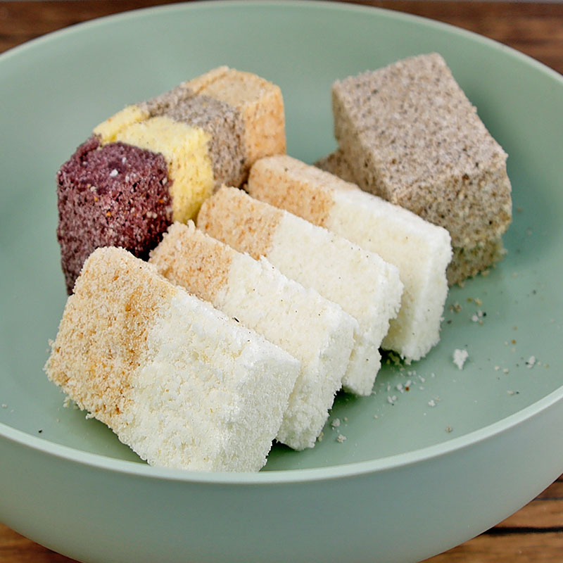 糕点贵州兴义原味糯米绵糕粑粑传统地方美食中式糕点