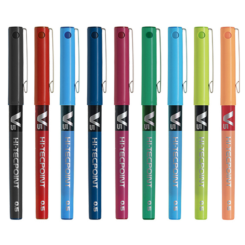 【中性笔】日本pilot百乐bx-v5中性笔直液式走珠笔学