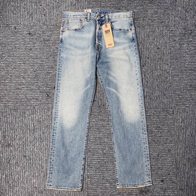 美国正品Levis李维斯501浅色直筒牛仔裤男士宽松裤子潮00501-2368