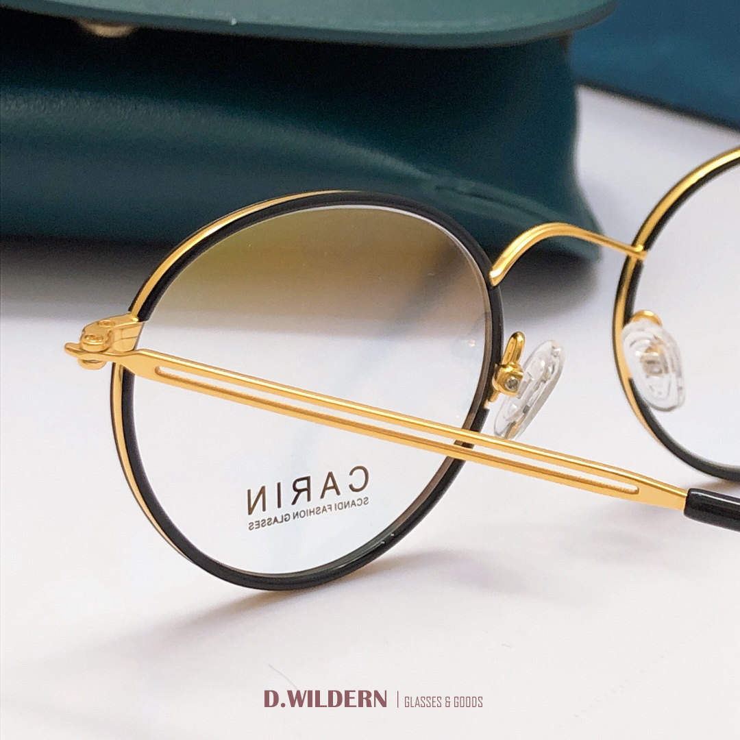 carin卡琳judebarry圆框眼镜架超轻复古文艺金边眼镜架