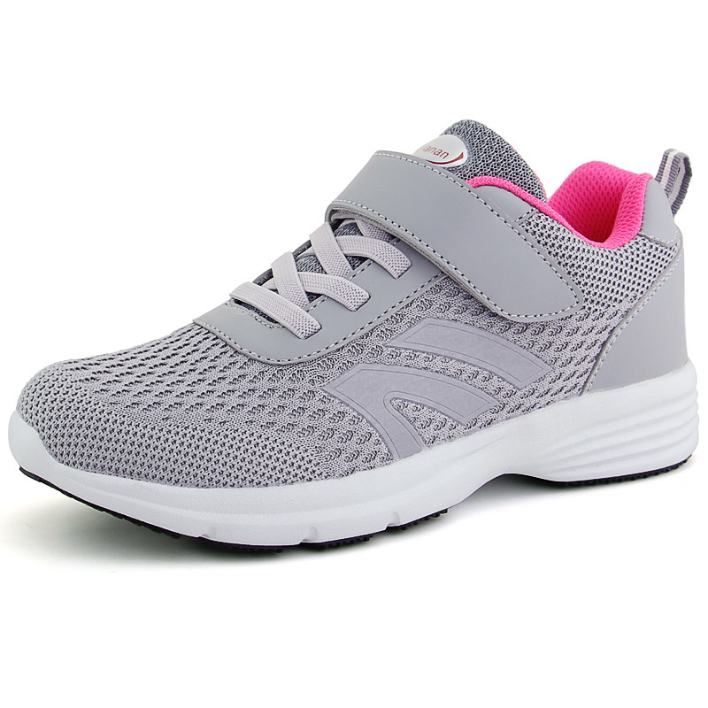 老人鞋女妈妈软底舒适防滑透气夏足境竟竞界安全中老年倍立健步鞋