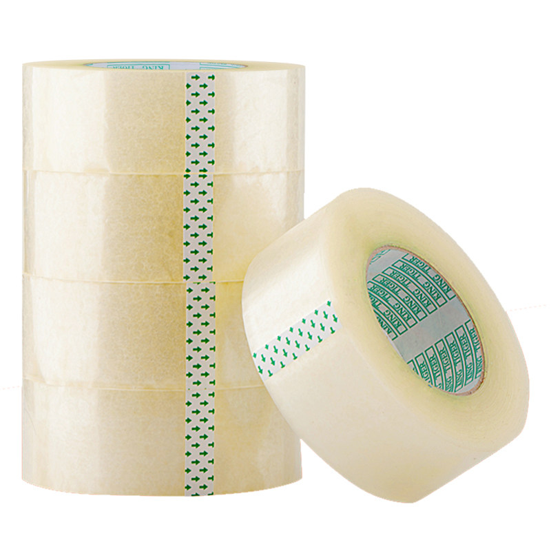 胶带封箱5卷透明透明胶大号打包批发封口胶布包装胶带