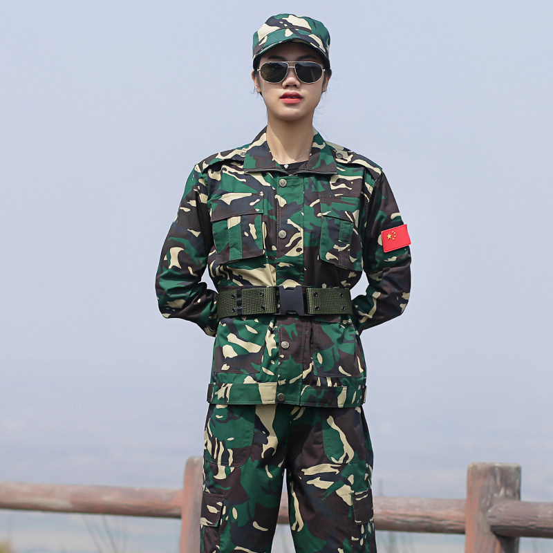 迷彩服套装特种兵服装装作训服女军迷军装外套耐磨作训外套