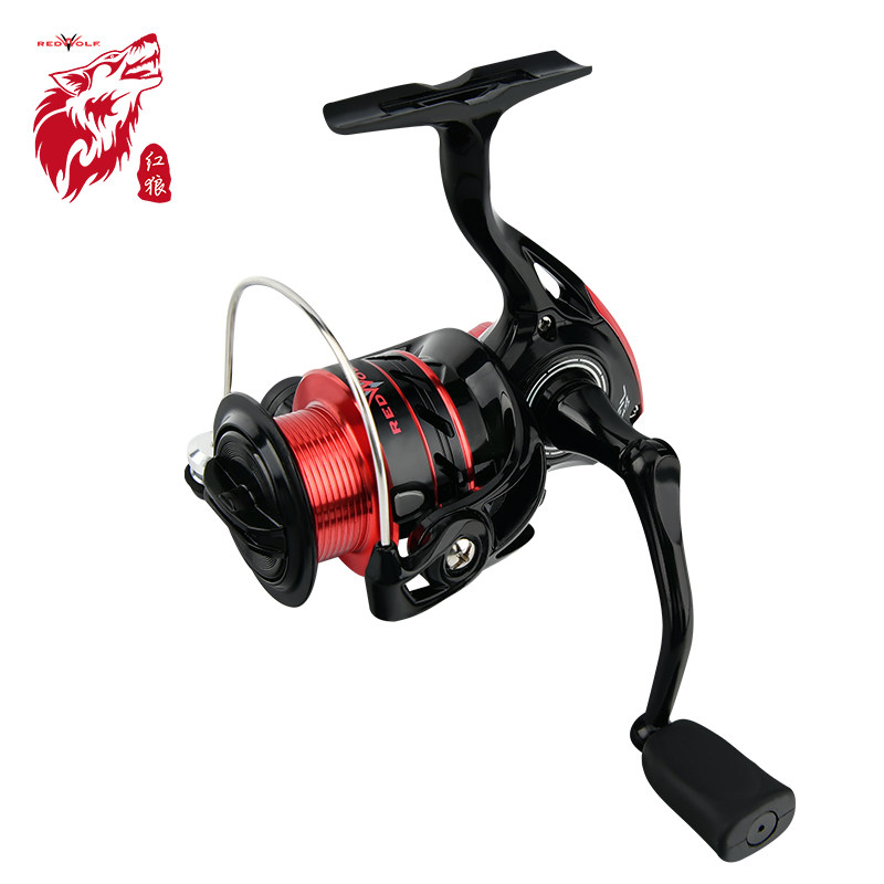 红狼路亚竿套装海杆抛竿远投竿马口翘嘴杆打黑专用黑鱼水滴轮单竿