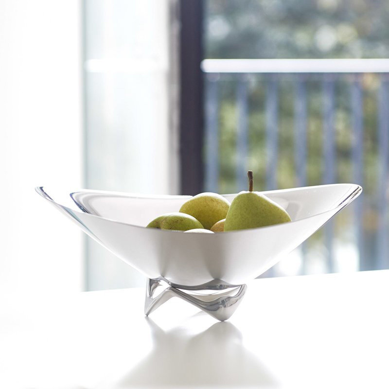 georgjensen丹麦乔治波形果盘艺术不规则设计师果盘
