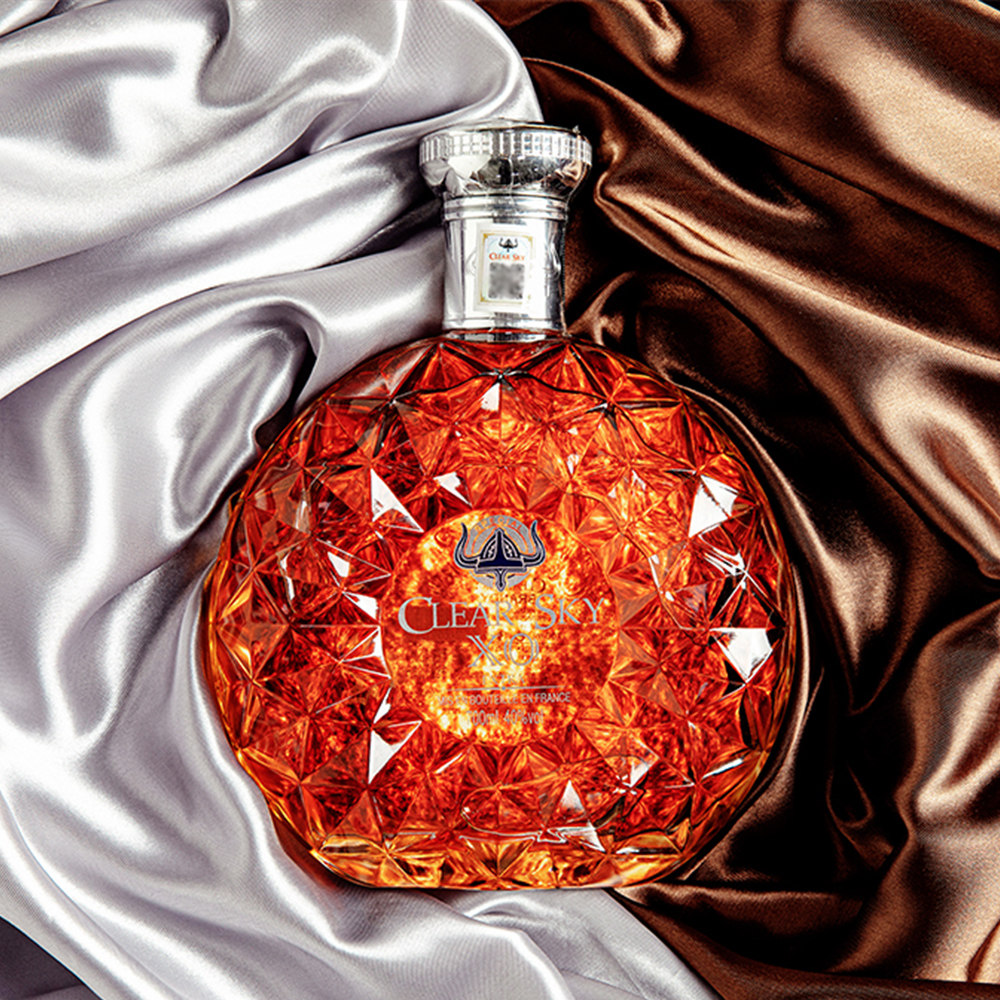 法国原瓶进口钻石xo白兰地礼盒盒装700ml40度扫码白兰地