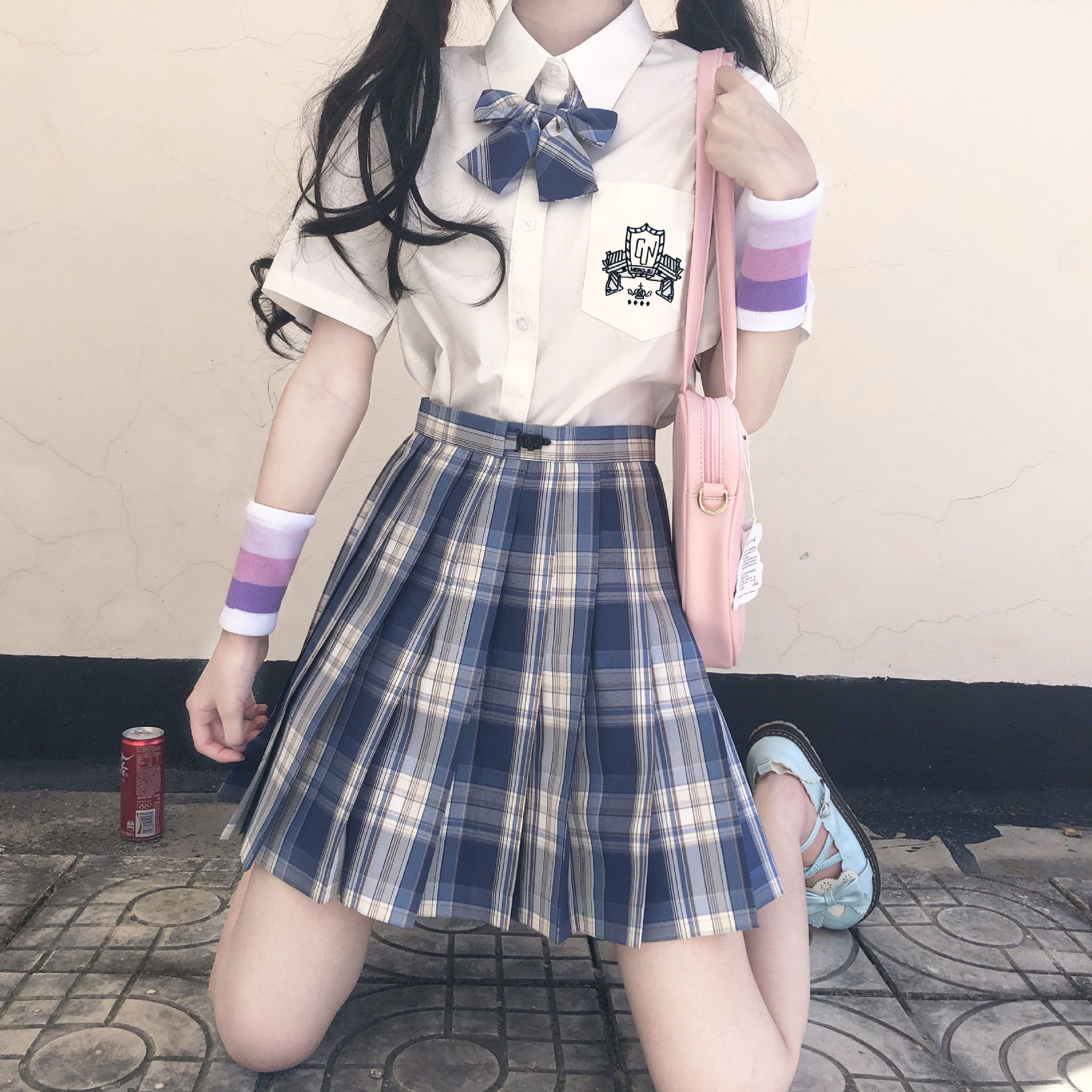 制服学生学院长袖日系jk百搭机械衬衫风格衬衫