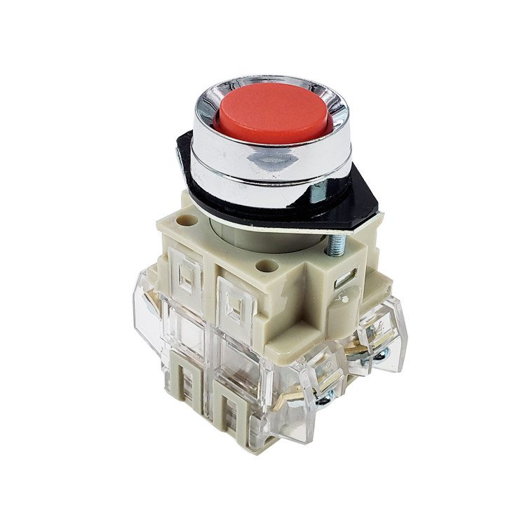 德力西平钮开关lay3-11 点动开关 电源启动 自复位 一常开一常闭