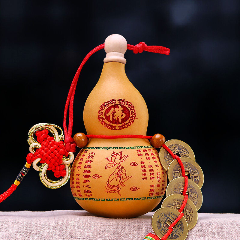 五帝钱镇宅葫芦挂件真品大铜钱开光招财化煞辟邪风水镇宅化煞开运