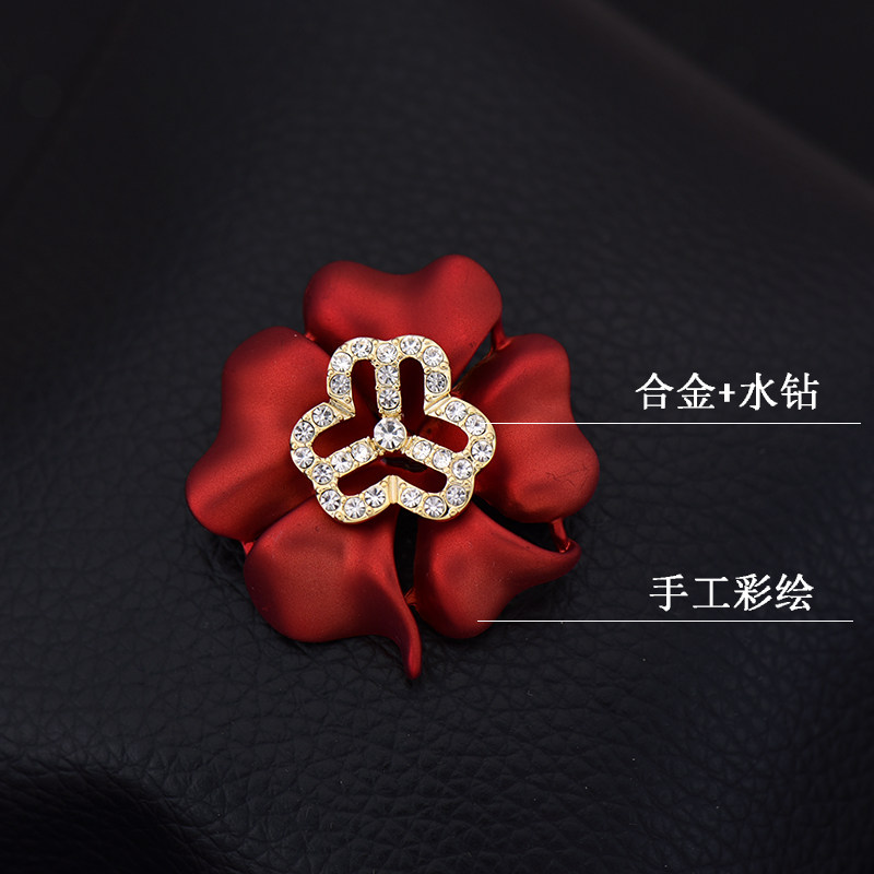 妇联标志胸针水钻胸花妇徽妇女联合会胸章徽章胸针