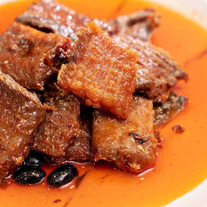 豆豉带鱼罐头香酥微辣140g海鲜熟食鱼肉罐头即食下饭菜福建特产