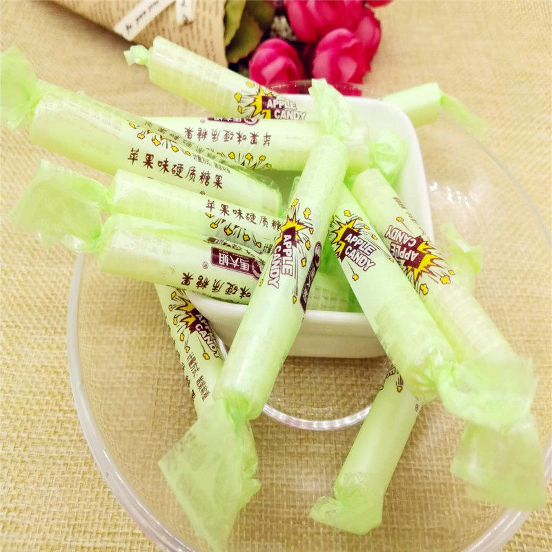 水果糖果棒硬糖棍500g四种口味水果糖糖果