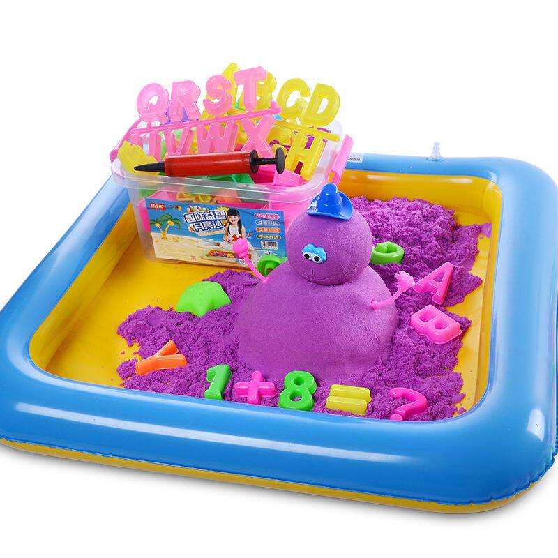 魔力沙黏土 方块熊10斤太空玩具沙儿童套装魔力安全无毒男女孩粘