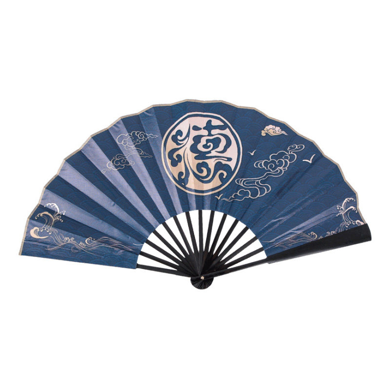 德云社定制绢布扇子防身蹦迪老秦宵贤同款相声扇子