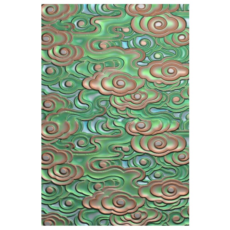 a1275祥云云朵纹理牌子背景精雕jdp灰度bmp设计素材