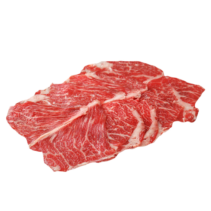 上脑牛肉片 南美m7和牛原切雪花上脑片1200g/8袋 牛肉片涮火锅