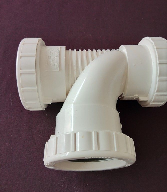 消音pvc三通地下水下水管通用弯头接头管材水管upvc管