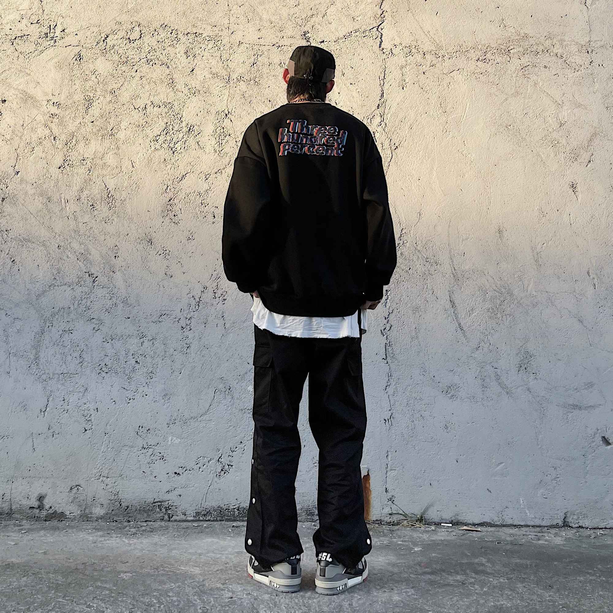 blacklists美式街头嘻哈说唱歌手印花卫衣男潮牌ins卫衣