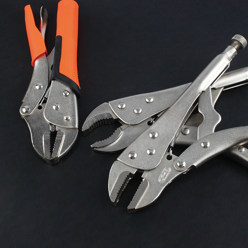 圆口大力钳多功能万用钳子工业级固定钳加里压力钳省力老虎钳