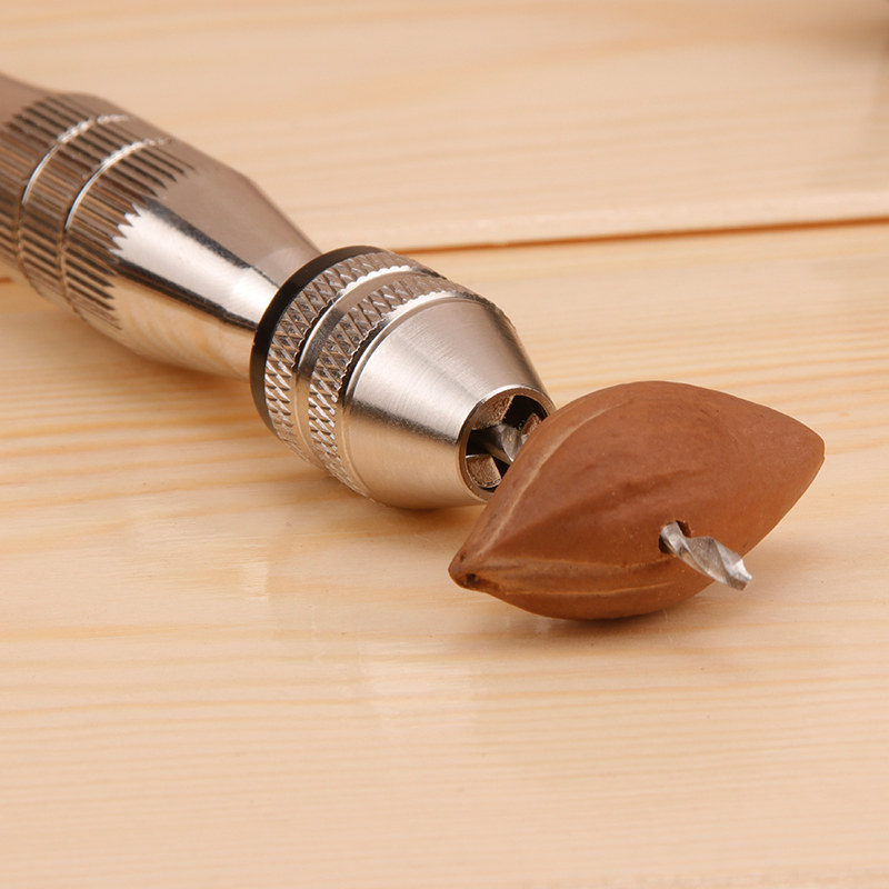 手捻钻 文玩手工diy手钻 打孔钻小型手拧钻孔工具迷你手动钻孔器