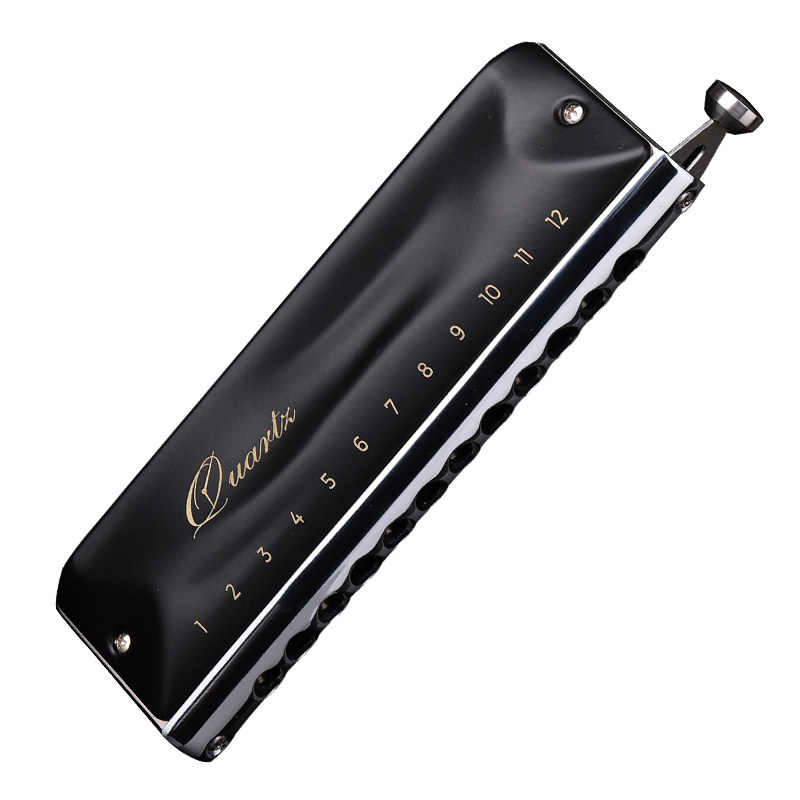 jdr嘉德瑞quartz石英clock粘膜12孔半音音阶口琴口琴