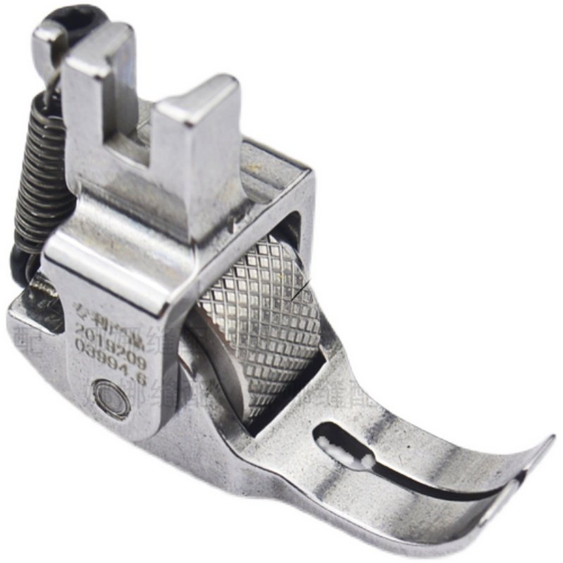 新款平车厚料可调滚轮压脚多功能皮革专用窗帘缝纫机转动轮子压脚