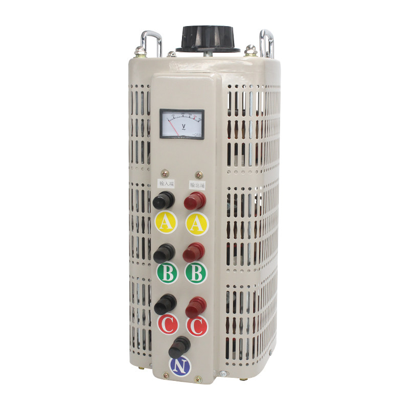 三相调压器1.5kw输入380v输出0-430v可调接触式调压器tsgc2-15kw