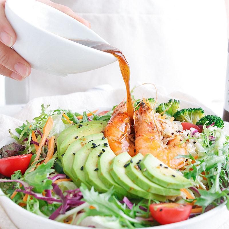 七年五季 油醋汁低脂水果蔬菜沙拉酱黑醋汁日式沙拉汁沙拉醋500ml