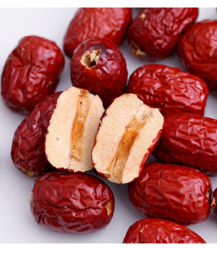 二级无核枣新疆大枣无核红枣去核红枣即食干吃泡茶煮粥500克