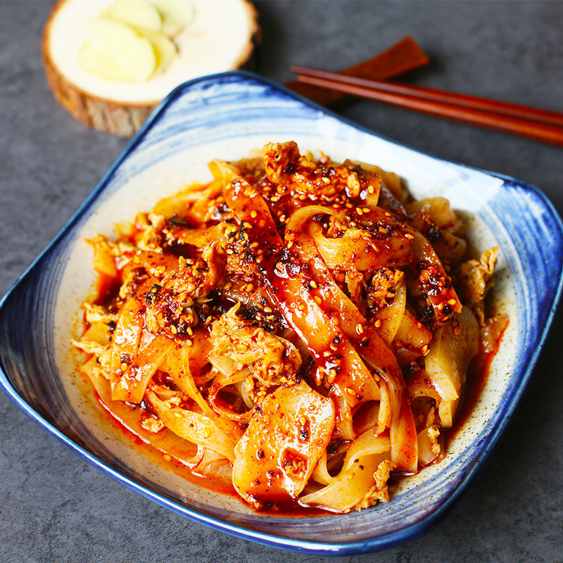 擀面皮陕西宝鸡岐山特产西安凉皮加量装305克袋保质期30天